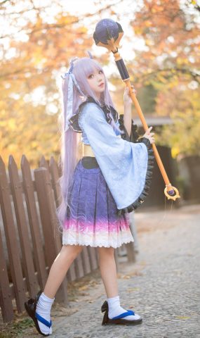 [花柒Hana]明日方舟w&镜华xcw&帕秋莉睡衣[40P]