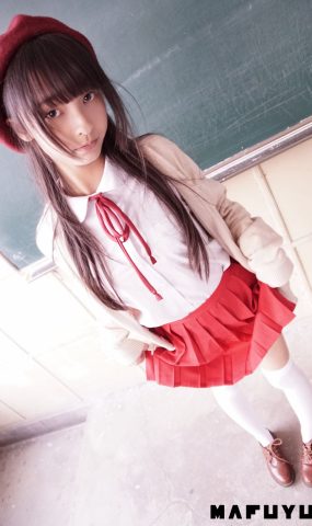 神楽板真冬  – JK白过膝系列套图[112P]