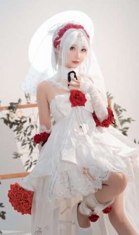 面饼仙儿  – 德丽莎婚纱[13P]