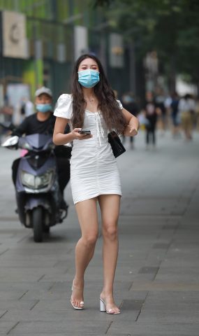 唯美街拍 NO.1185 – 包臀裙长腿美女[143P]