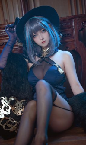 Seya-狮砸 – 碧蓝航线 柴郡 旗袍[12P]