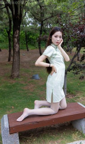 勿恋传媒 NO.2477 泡泡-旗袍、高跟鞋、薄白丝[150P]