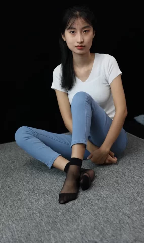 三禾摄影 NO.065 牛仔裤 短丝 棉袜[198P]