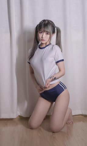 爱老师_PhD – 体操服[17P]