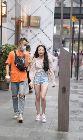 精选街拍作品 NO.1800 视觉冲击街拍作品 – 迷你热裤女友[88P]