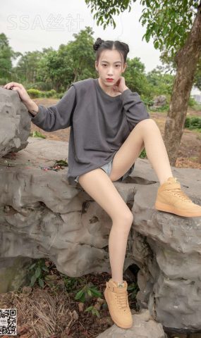 [SSA丝社]超清写真 NO.125 大大 腿模大大的郊外踏青之旅[154P]