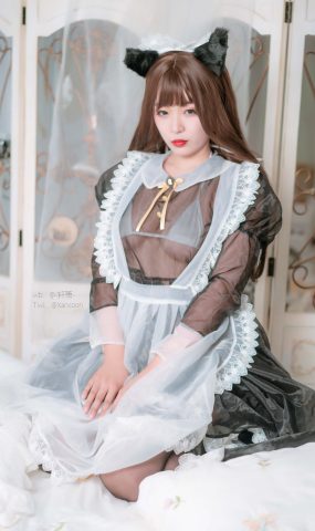 轩萧學姐 – 透明女仆 [28P]