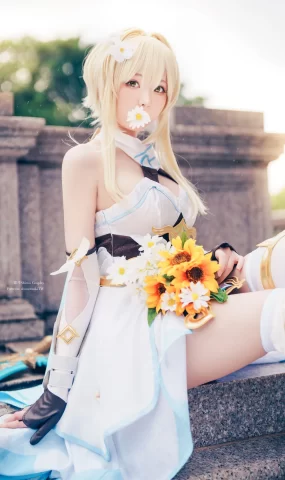 霜月shimo – Lumine Genshin[18P]