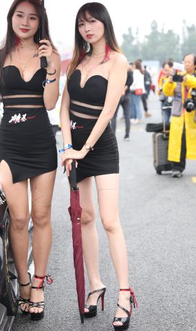 魔镜街拍 NO.079 展会街拍模特1 [68P]