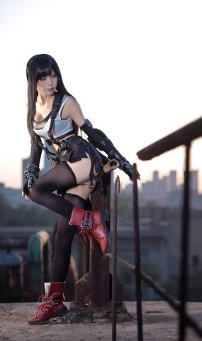 知名动漫博主@水淼aqua 蒂法原皮 [20P]