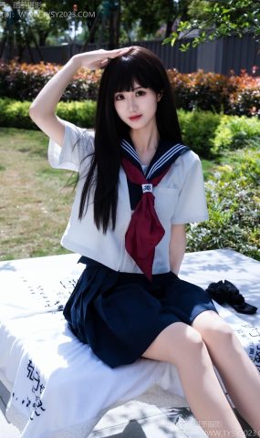 甜予摄影 NO.193 小甜桃-皮鞋、大腿袜、裸足[90P]