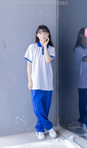 [BoBoSocks袜啵啵]NO.393 糯米-板鞋、白棉袜、裸足、校服[150P]
