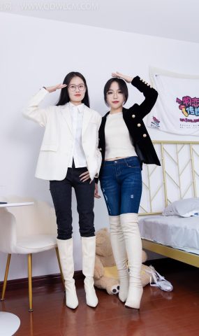 勿恋传媒 NO.1687 纱纱&颜颜-玻璃上的雨滴[150P]