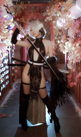 Nyako喵子  – 2B同人旗袍[23P]