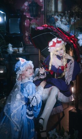 花柒Hana & 肃雨雨雨 – 八云紫 西行寺幽幽子[16P]