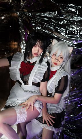 人气Coser@柒柒要乖哦 女仆の惩戒课 [33P]
