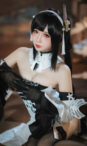 焖焖碳 – 碧蓝航线 镇海白黑礼服[23P]