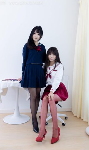 勿恋传媒 NO.2352 泡泡嘟嘟-高跟鞋、油亮薄红丝、油亮薄黑丝、jk至服[135P]