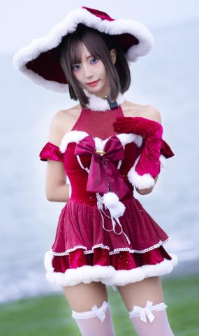 三水子  圣诞小裙子[47P]