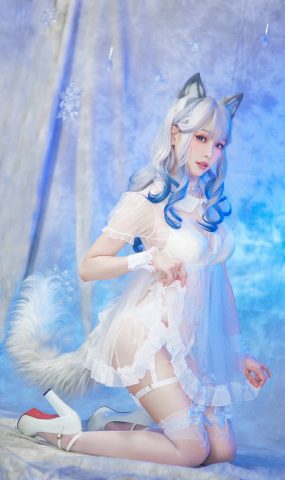 Ely_eee(ElyEE子) – 猫耳白丝带[48P]