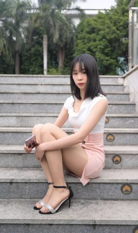 唯美街拍 NO.572 姓感的粉色短裙美女（一） [83P]