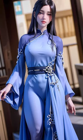 AI绘画 990 完美世界-重瞳女[27P]