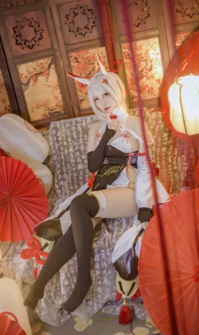 二佐Nisa – 碧蓝航线 绫波 新春旗袍[24P]