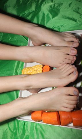 [Pary学生模拍] No.035 表妹与小芳拍完美jiao拍食物去 [91P]