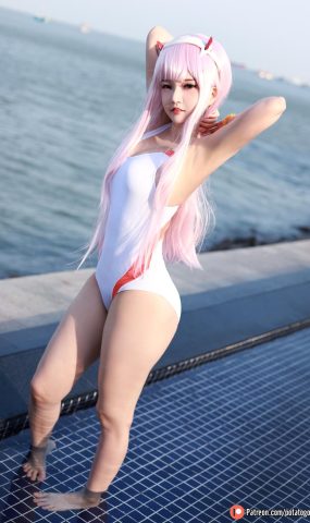 Potato Godzilla – Zero Two Swimsuit[27P]