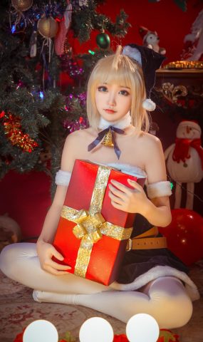这个泡泡就是逊啦 – 阿尔托莉雅_圣诞贺[16P]