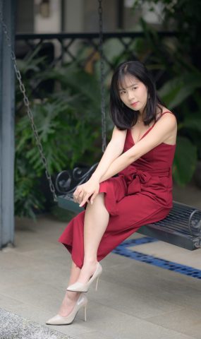 唯美街拍 NO.830 YoYo 氣質連衣長褲高跟 [112P]