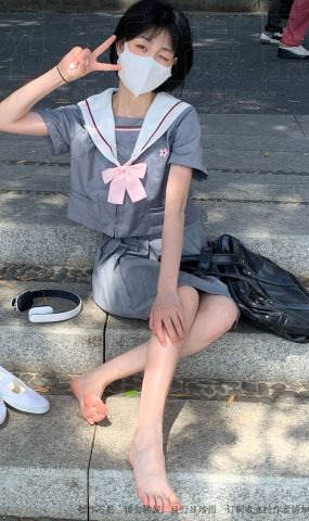 [见新摄影]NO.053 灰色JK 深深进入心中[164P]