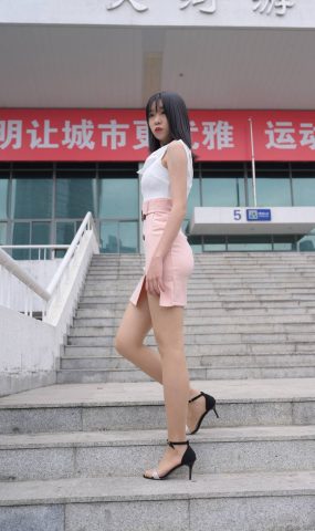 唯美街拍 NO.573 姓感的粉色短裙美女（二） [90P]