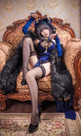 Coser衣衣  碧蓝航线 柴郡旗袍[57P]