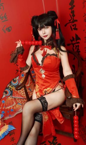 亞馬遜鲶魚 – 時崎狂三 旗袍[24P]