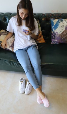 大西瓜爱牙膏-2018 9月活动 模特1（一） 棉袜+裸足 [171P]