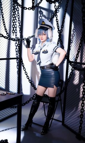 星之迟迟  – RE0 蕾姆 狗耳警官[49P]