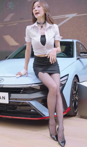 NO.0877 2023 广州车展 Racing Model 车模抖音网荭随拍99[20P]