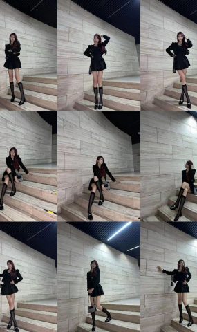 脚模面试脸足同框套路系列-008-10号-各种撅屁股秀脚[4P]