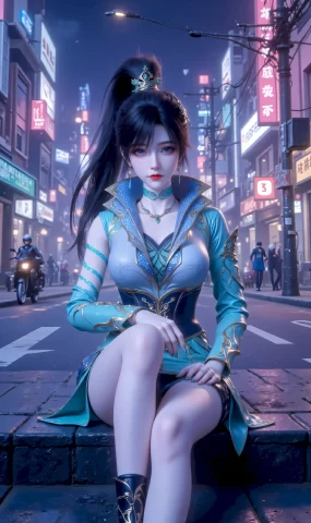 AI绘画 1159 青鳞 [44P]
