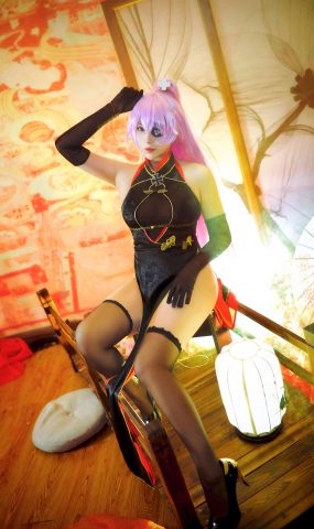 小容仔咕咕咕 – 沙恩霍斯特旗袍[11P]