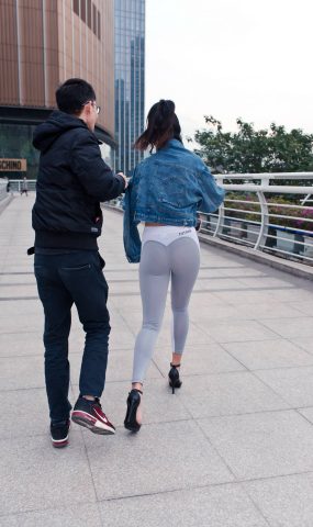 唯美街拍 NO.549 姓感仅身瑜伽裤高跟鞋美女（四） [79P]