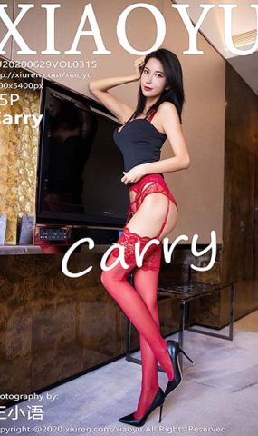 [XIAOYU语画界]YU20200629VOL0315 2020.06.29 VOL.315 carry 红色吊袜高跟[75+1P]