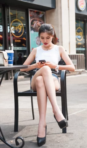 唯美街拍 NO.1029 高跟热裤长腿美女 (3) [60P]