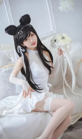 源纱希喵喵喵 – 爱宕花嫁[26P]