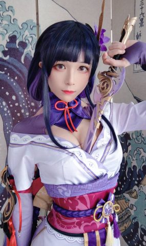 Tomoyo酱  – 雷电将军[9P]