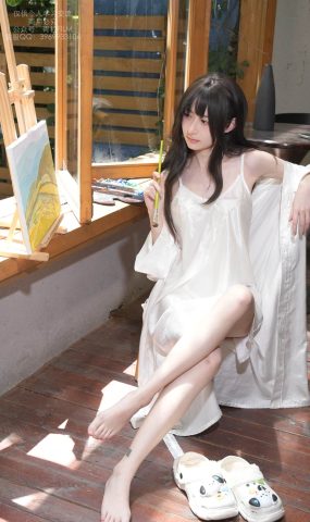 青柠映画 NO.030 – AN 画室睡衣[136P]