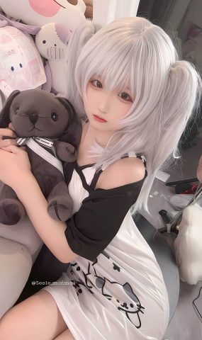 Seele麦麦 – 白色双马尾[16P]