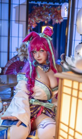 KANEKO_咔喵 – 英雄联盟 灵魂莲华 阿狸[17P]