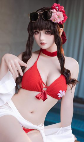 嶼魚  – 櫻花泳裝[36P]